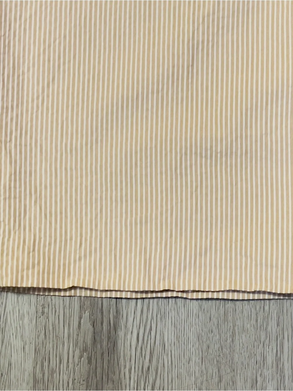 Vintage Perry Ellis Seersucker Pants 38x30 Tan White Stripe Cotton Preppy